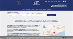 Desktop Screenshot of hoteltorinoelmasnou.com
