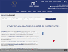 Tablet Screenshot of hoteltorinoelmasnou.com
